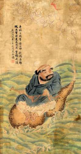 A FINE CHINESE PAINTING ATTRIBUTED TO WU SHI XIAN
