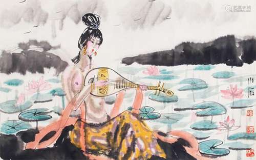 BO XIAO SHI CHINESE PAINTING, ATTRIBUTED TO