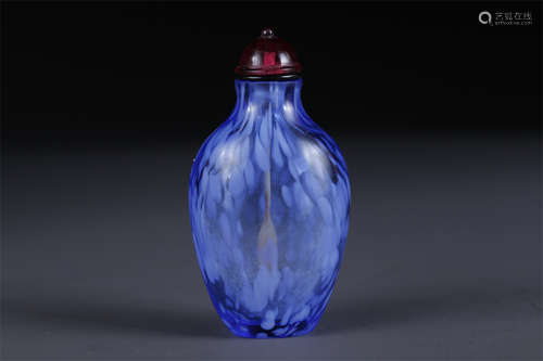 A Glass Snuff Bottle.