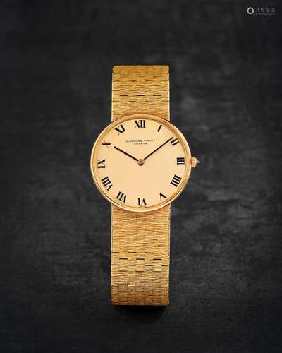 AUDEMARS PIGUET. MONTRE BRACELET EN OR JAUNE 18K (750) MOUVE...