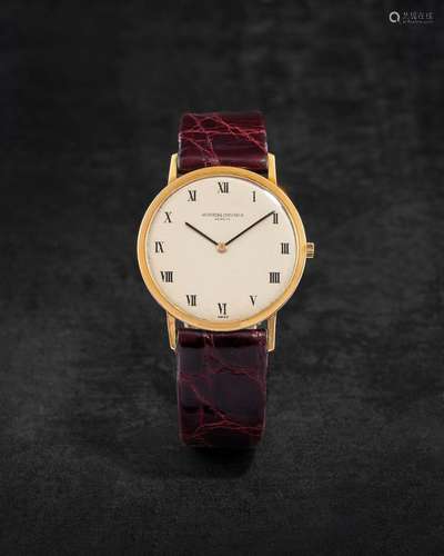 VACHERON & CONSTANTIN. MONTRE BRACELET EN OR JAUNE 18K (750)...