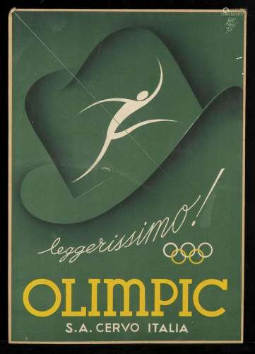 S.A.CERVO OLIMPIC: Advertising posterOLIMPIC hat