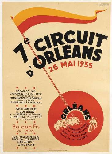 Circuit d'Orleans: 7th CIRCUIT - 26 Mai 1935