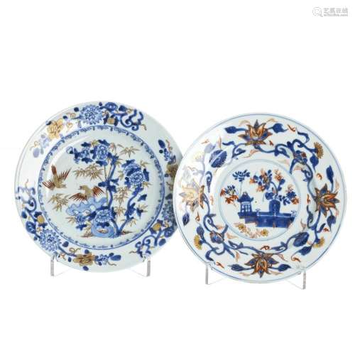 Chinese porcelain imari pate, Kangxi