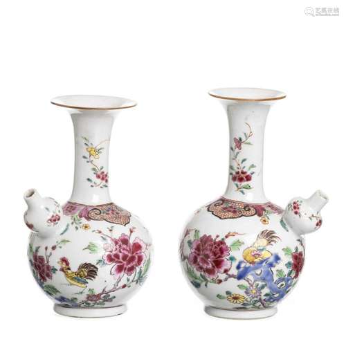 Chinese porcelain Rooster Kendi, Yongzheng