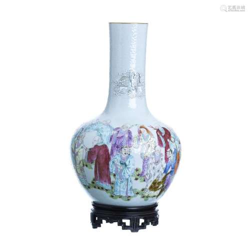 Chinese porcelain 'deities' vase, Tongzhi