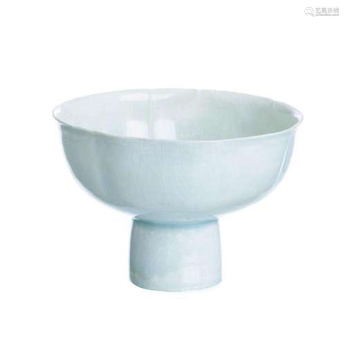 Qingbai celadon footed cup, Song