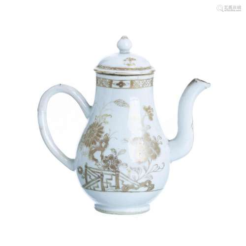 Chinese porcelain teapot, Qianlong