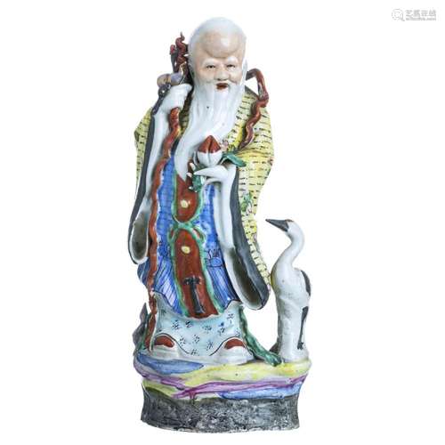 Shoulao in Chinese porcelain