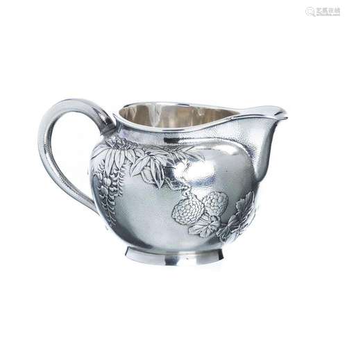 Samurai Shokai Japanese silver milk jug