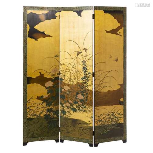 Japanese Lacquer screen