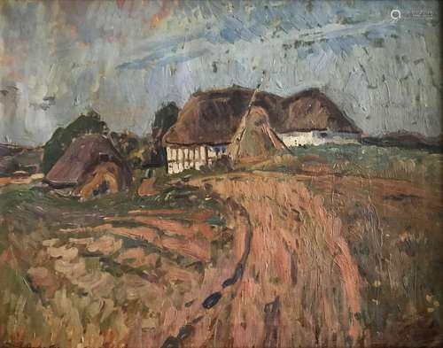 Jacob AGERSNAP (1888-1958), Landschaft mit Bauernhof, signie...