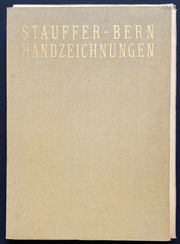Karl Stauffer-Bern (1857-1891), Mappe mit 38 Faksimiledrucke...