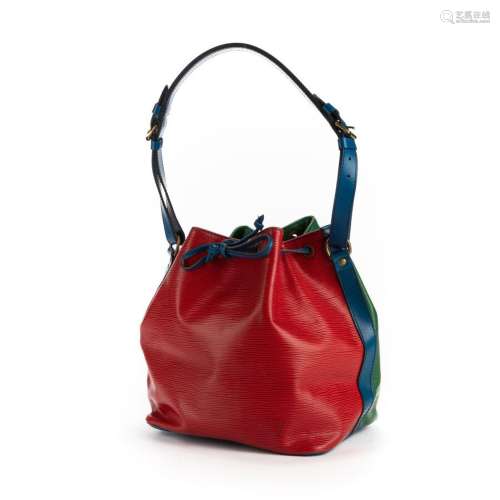 LOUIS VUITTON - SAC modèle " Noé tricolor" en cuir...