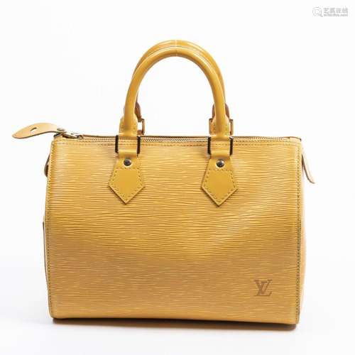 LOUIS VUITTON - SAC modèle "Speedy" 25 cm en cuir ...