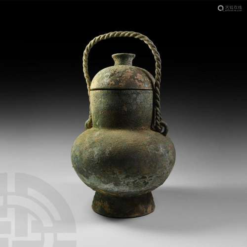 Chinese Zhou Bronze Kettle