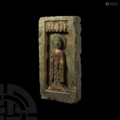 Chinese Wei Buddha Brick