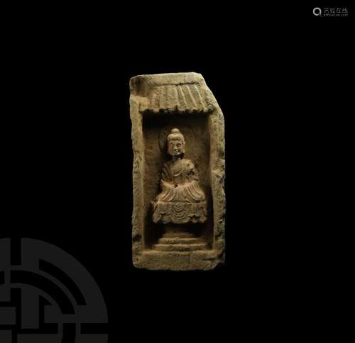 Chinese Northern Wei Buddha Brick