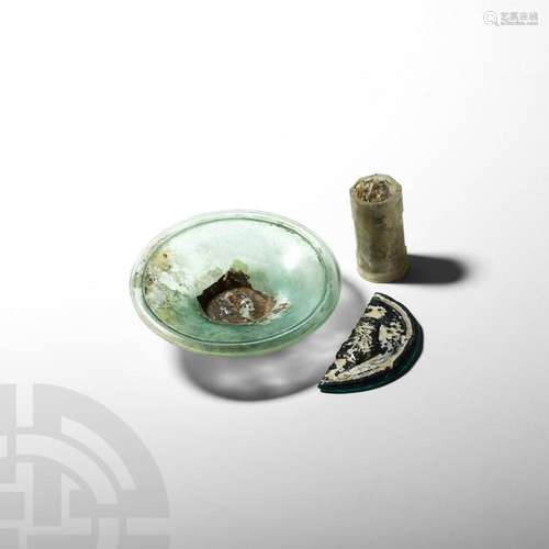 Islamic Glass Fragment Group