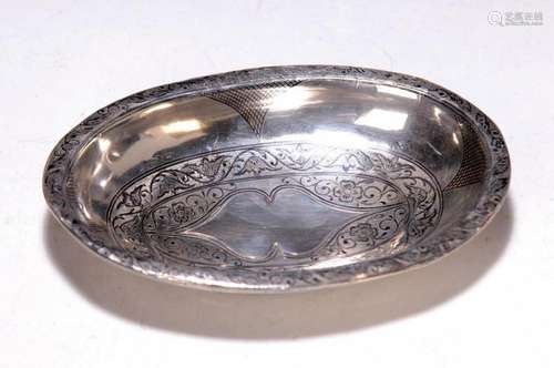 Small bowl, Persia, around 1900, silver acid tested