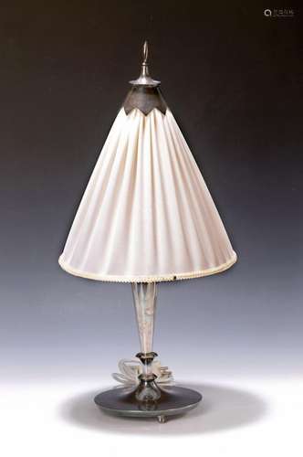 Art-Deco-lamp, probably German, 1930s, metal base