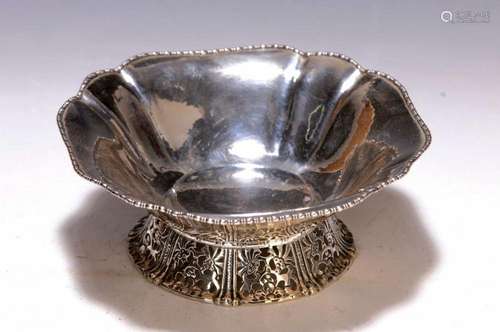 bowl, German, around 1920, 830 silver, Bremer Werkstätten