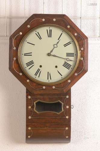 Act-of-Parliament-Clock, England around 1900, wood housing