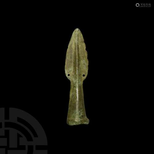 Bronze Age Incendiary Spearhead