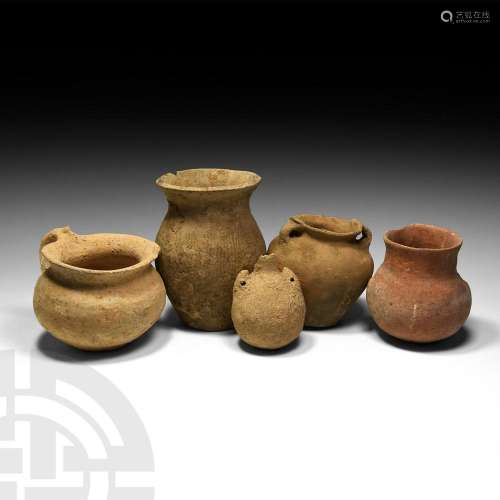 Bronze Age Pottery Vessel Group