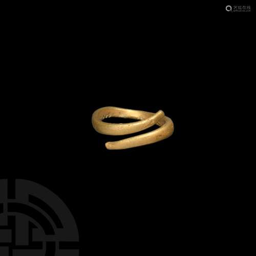 Bronze Age Gold Hair Ring