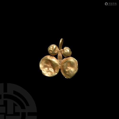 Iron Age Gold Discoid Pendant