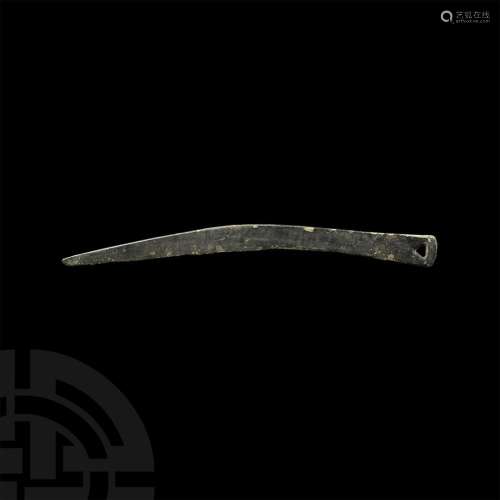 Iron Age Celtic Curved Knife