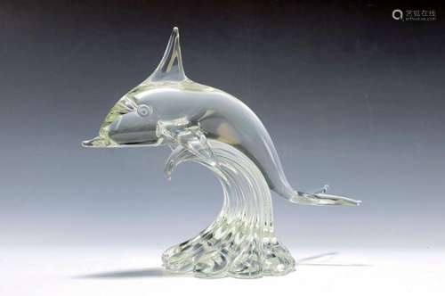 Large Glass sculpture, Licio Zanetto, Murano, around 1960