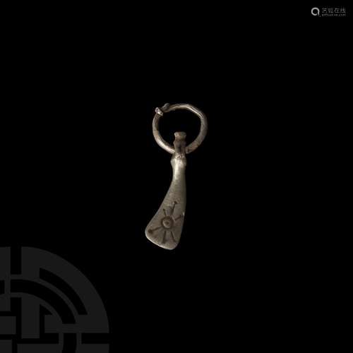 Viking Silver Axe Pendant