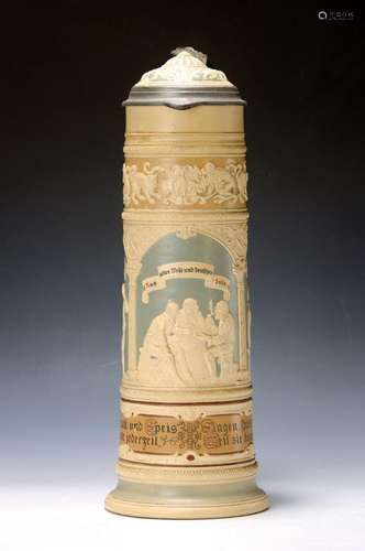 oversized stein, Mettlach, Villeroy & Boch, Mod. 2284