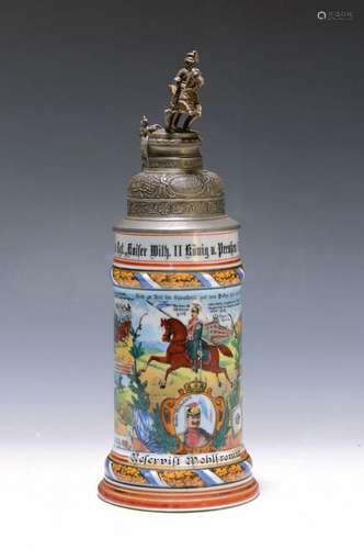 Reservist jug, 1st Ulan.Rgt. Kaiser Wilhelm IIof Preussen