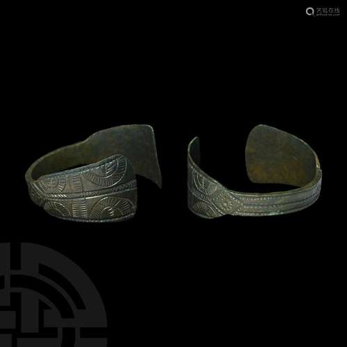 Viking Age Engraved Bracelet