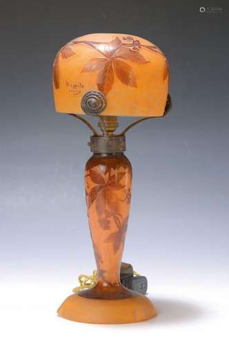 Table lamp, André Delatte, Nancy, approx. 1920,