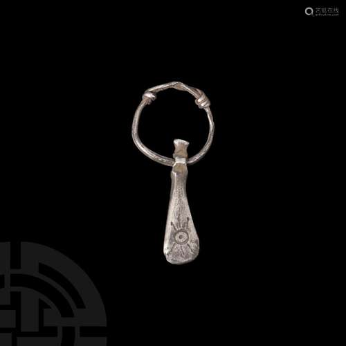 Viking Silver Axe Pendant