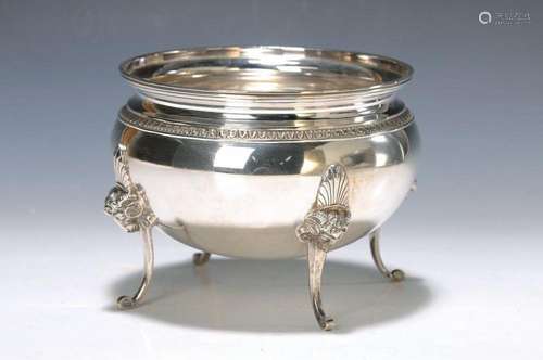 silver bowl, Louis Werner, Paris, around 1900,925 silver