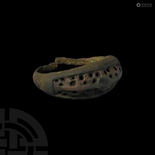 Viking Age Openwork Rattle Bracelet