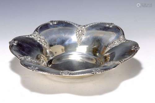 Bowl, Koch & Bergfeld, Bremen, around 1910, 800 silver