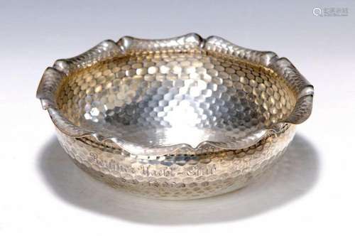 Silver bowl, Körner & Proll, Berlin, around 1899, 800