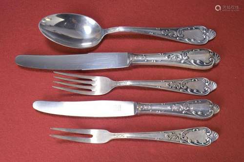 extensive cutlery, WMF, 20th c., 100er silver plated