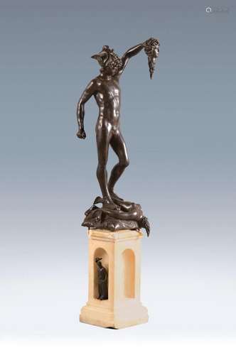 Large bronze on an alabaster base, France, around 1900