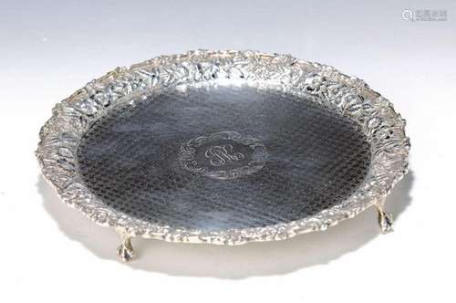 Round tray, S. Kirk & Sons, 925 Sterling silver, on