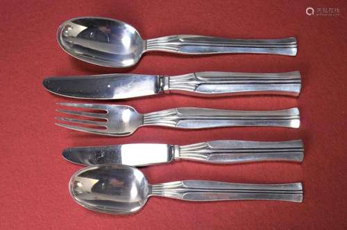 Flatware, Copenhagen, 1955, 835 silver, elegante