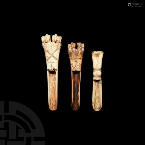 Carved Bone Scoop Collection