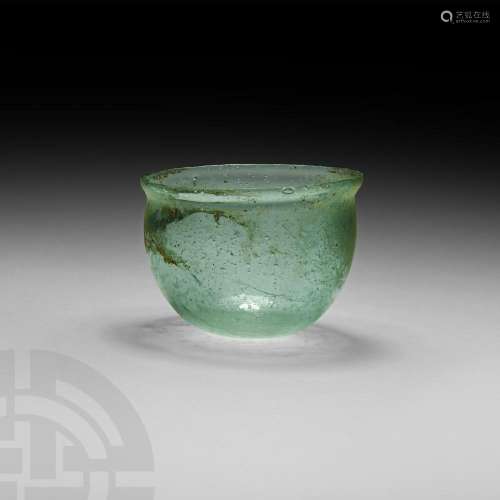 Roman Clear Glass Bowl