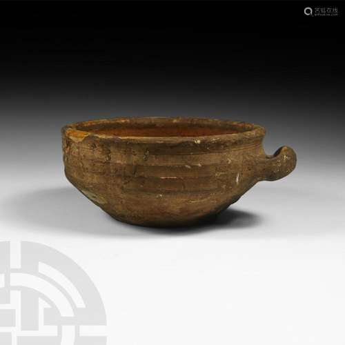 Post-Medieval Early Glazed Earthenware Porringer